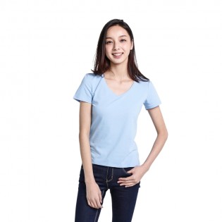 Футболка Xiaomi Mi V-neck T-shirt Women Blue S 1161000027
